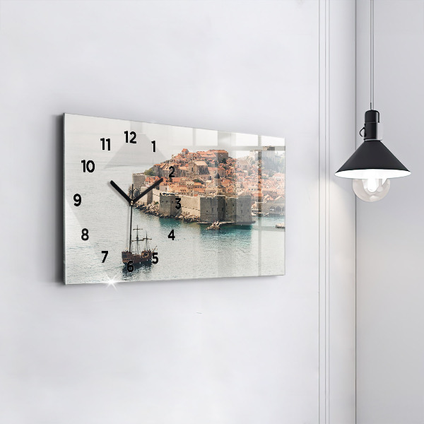 Reloj horizontal Velero en Dubrovnik