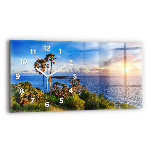 Reloj de cristal horizontal Phuket en Tailandia
