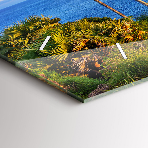 Reloj de cristal horizontal Phuket en Tailandia