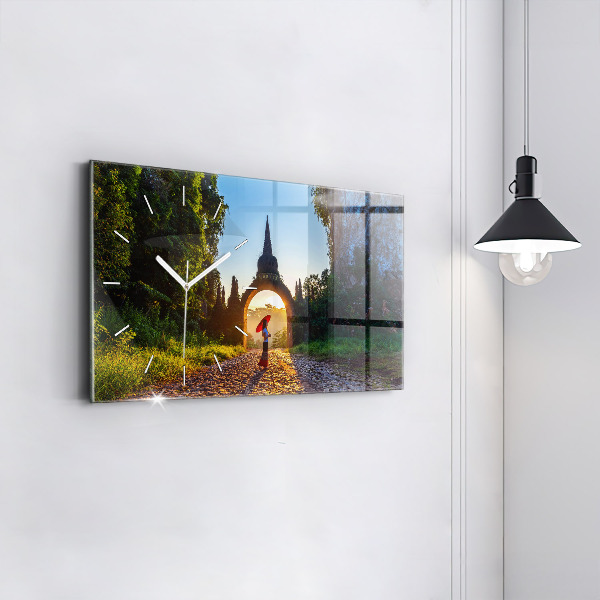 Reloj horizontal Parque Surat Thani Tailandia