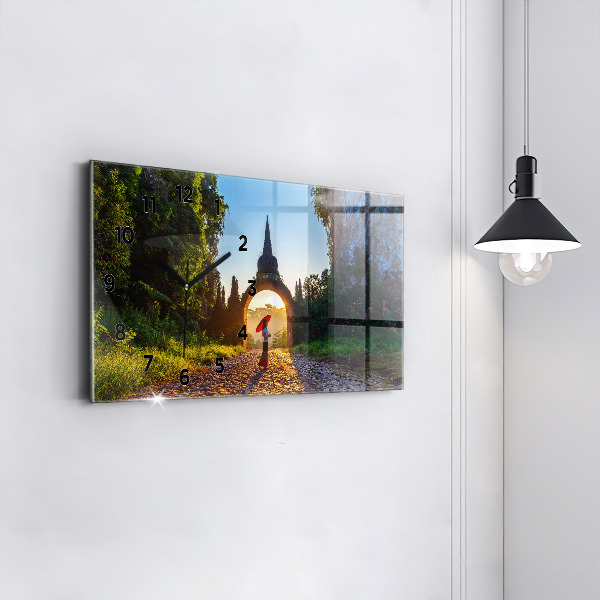 Reloj horizontal Parque Surat Thani Tailandia