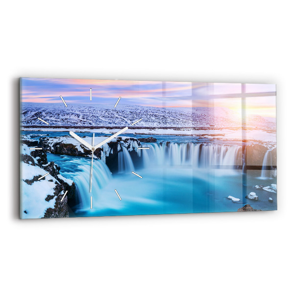 Reloj horizontal Cascada de Godafoss Islandia