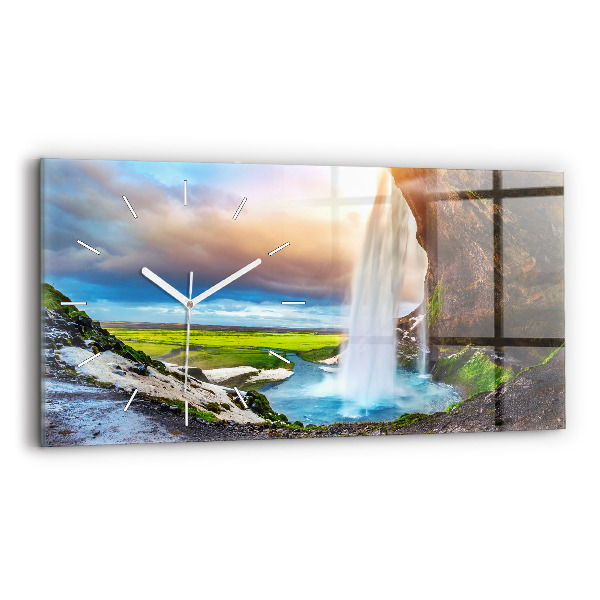 Reloj horizontal Cascada en Islandia