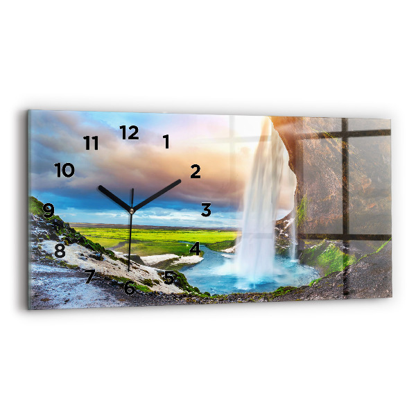 Reloj horizontal Cascada en Islandia