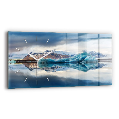 Reloj de cristal horizontal Lago Jokulsarlon Islandia