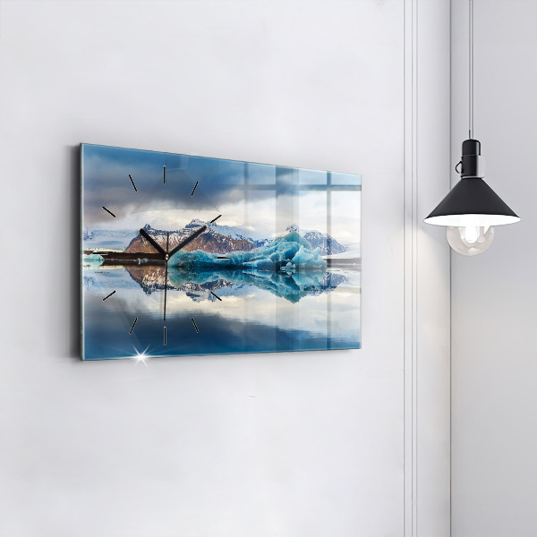 Reloj de cristal horizontal Lago Jokulsarlon Islandia
