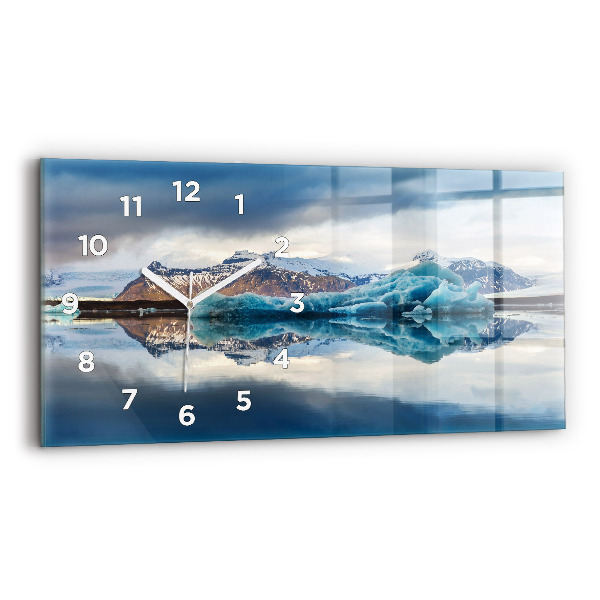 Reloj de cristal horizontal Lago Jokulsarlon Islandia