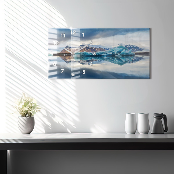 Reloj de cristal horizontal Lago Jokulsarlon Islandia