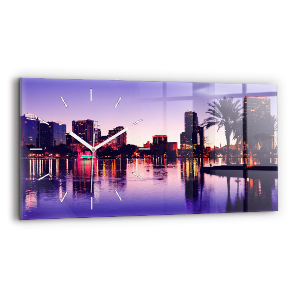 Reloj horizontal Horizonte de la ciudad de Orlando