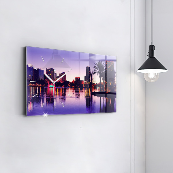 Reloj horizontal Horizonte de la ciudad de Orlando