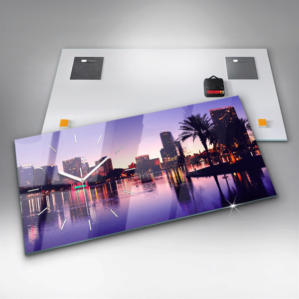 Reloj horizontal Horizonte de la ciudad de Orlando