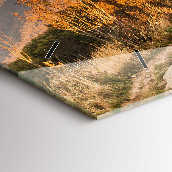 Reloj de cristal horizontal Montañas Bieszczady