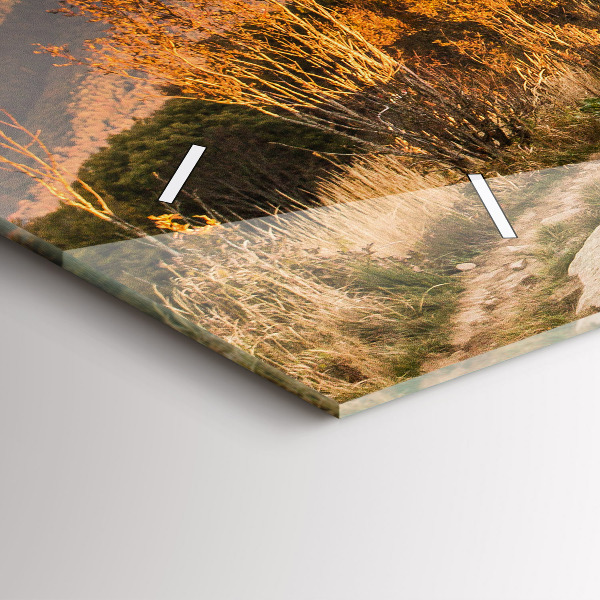 Reloj de cristal horizontal Montañas Bieszczady