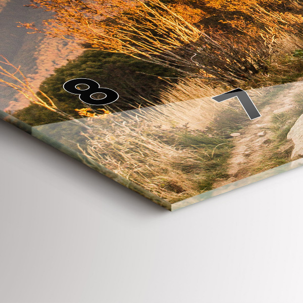 Reloj de cristal horizontal Montañas Bieszczady