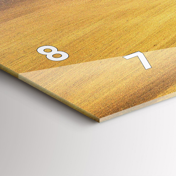 Reloj horizontal Paisaje rural de Moravia