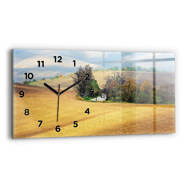 Reloj horizontal Paisaje rural de Moravia