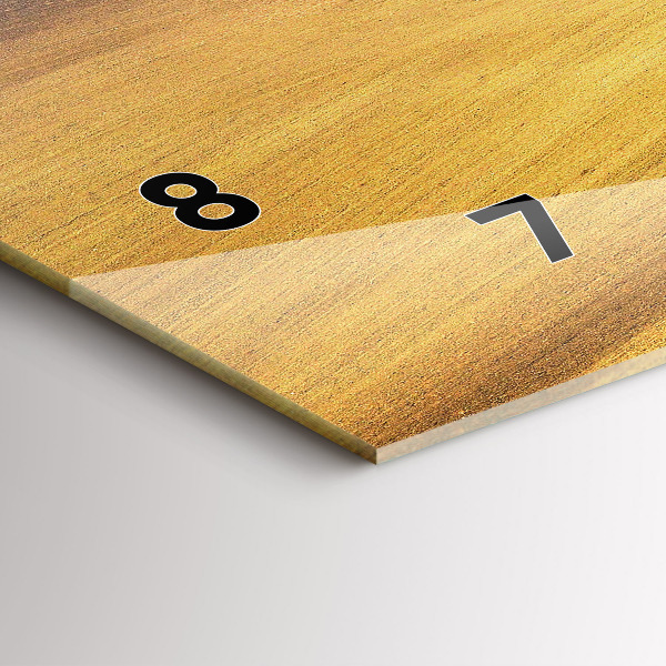 Reloj horizontal Paisaje rural de Moravia