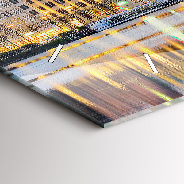 Reloj de cristal horizontal Alster en Hamburgo