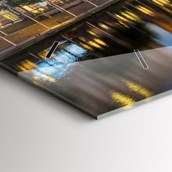 Reloj de cristal horizontal Ayuntamiento de Hamburgo