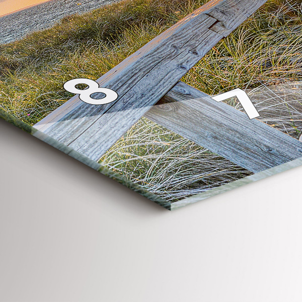 Reloj horizontal Vacaciones en la playa