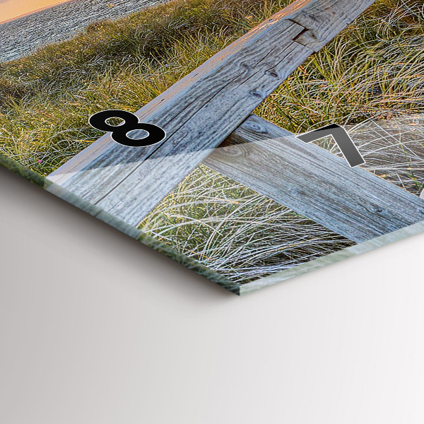 Reloj horizontal Vacaciones en la playa