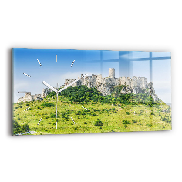 Reloj horizontal Castillo de Spiš en Eslovaquia