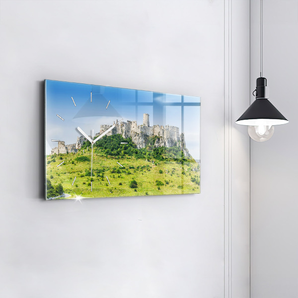 Reloj horizontal Castillo de Spiš en Eslovaquia