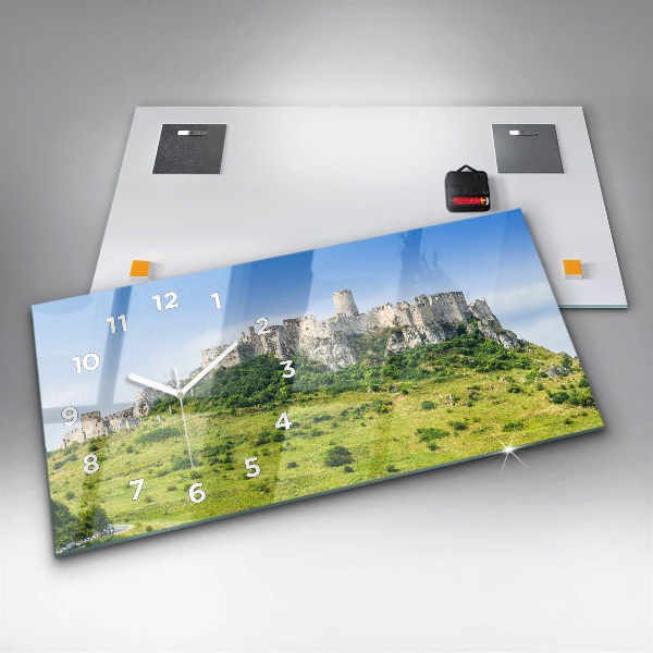 Reloj horizontal Castillo de Spiš en Eslovaquia