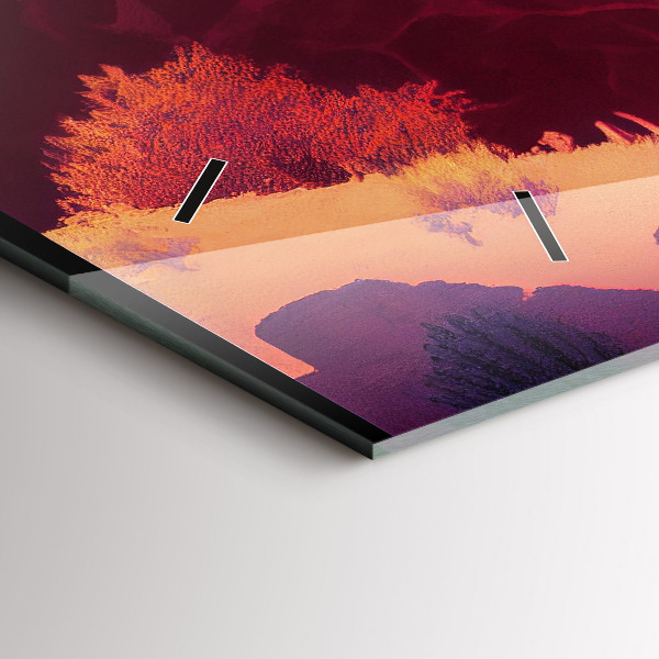 Reloj horizontal Ilustración del desierto de Arizona