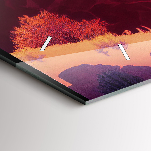 Reloj horizontal Ilustración del desierto de Arizona