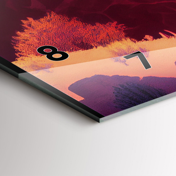 Reloj horizontal Ilustración del desierto de Arizona