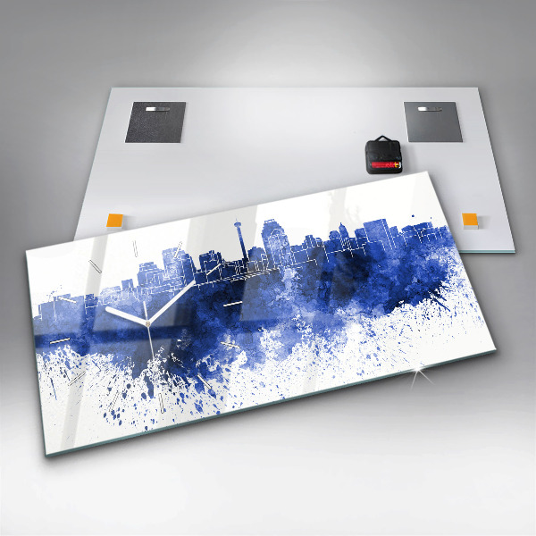 Reloj horizontal Acuarela de San Antonio