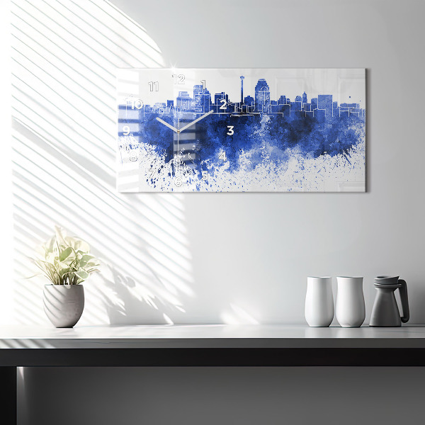 Reloj horizontal Acuarela de San Antonio