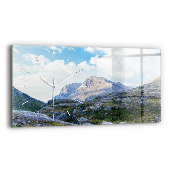 Reloj de cristal horizontal Paisaje rocoso