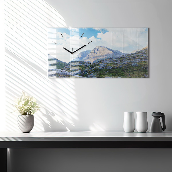 Reloj de cristal horizontal Paisaje rocoso