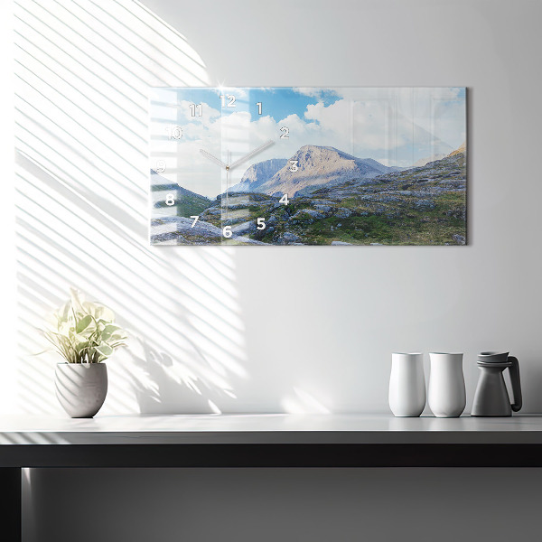 Reloj de cristal horizontal Paisaje rocoso