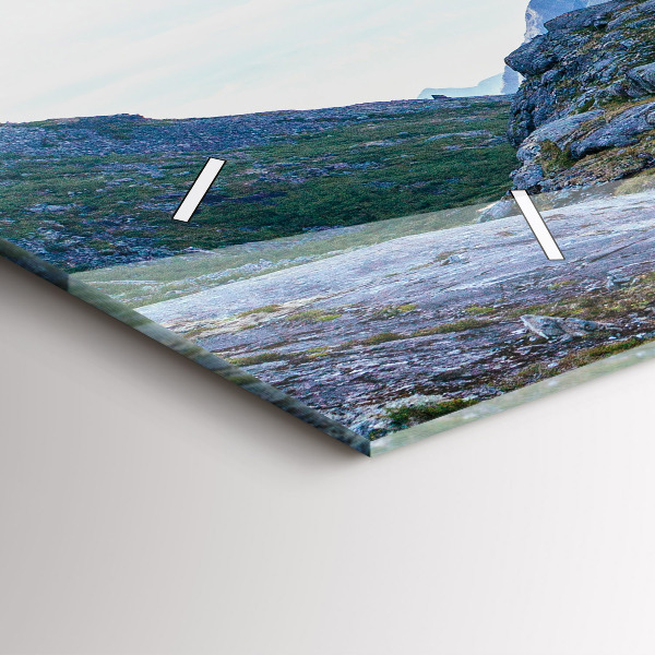 Reloj de cristal horizontal Paisaje rocoso