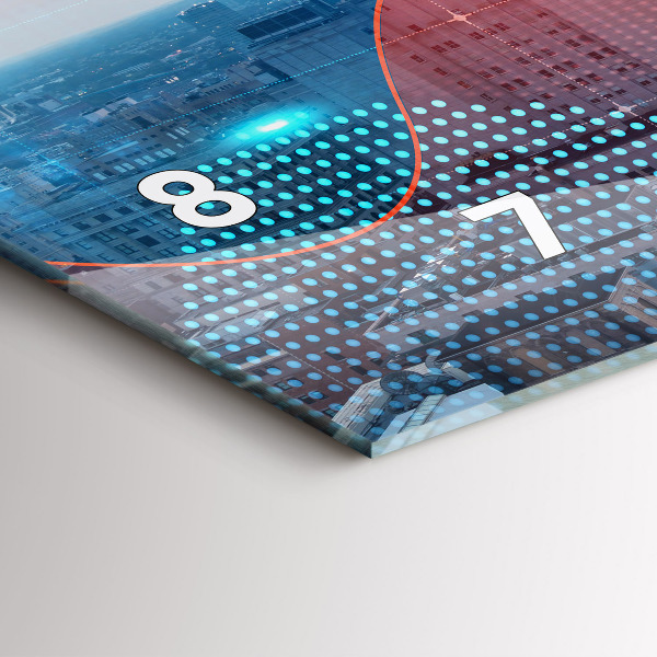 Reloj horizontal Rascacielos en Filadelfia