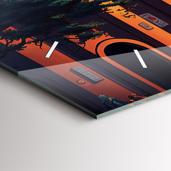 Reloj de cristal horizontal Puente de San Francisco