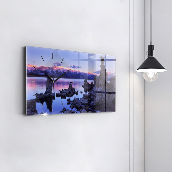 Reloj horizontal Lago California