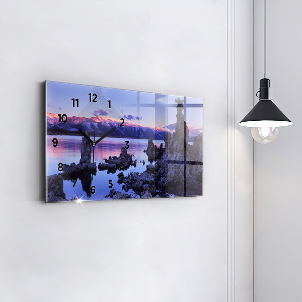 Reloj horizontal Lago California