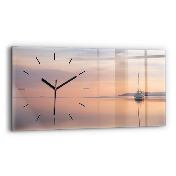 Reloj de cristal horizontal Lago Balaton USA