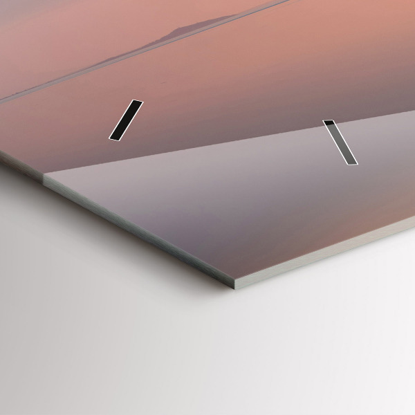 Reloj de cristal horizontal Lago Balaton USA