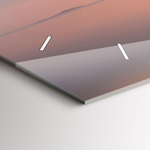 Reloj de cristal horizontal Lago Balaton USA