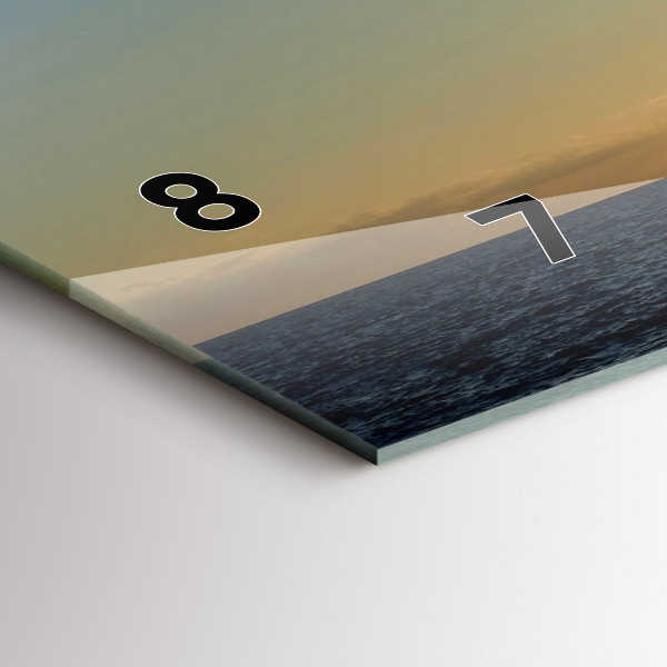 Reloj horizontal Baile español en el mar