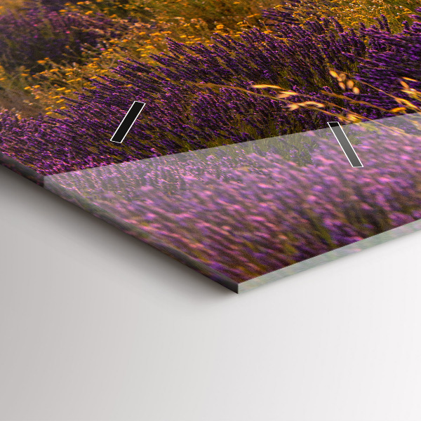 Reloj horizontal Pradera de lavanda Francia