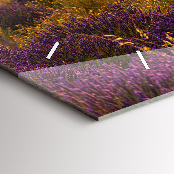 Reloj horizontal Pradera de lavanda Francia