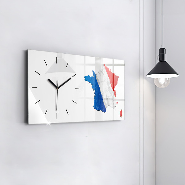 Reloj horizontal Bandera de Francia