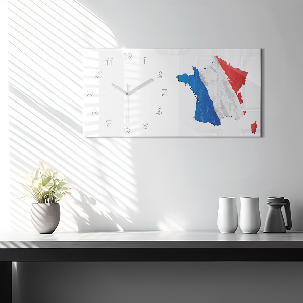 Reloj horizontal Bandera de Francia
