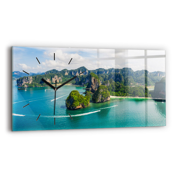 Reloj horizontal Isla en Tailandia